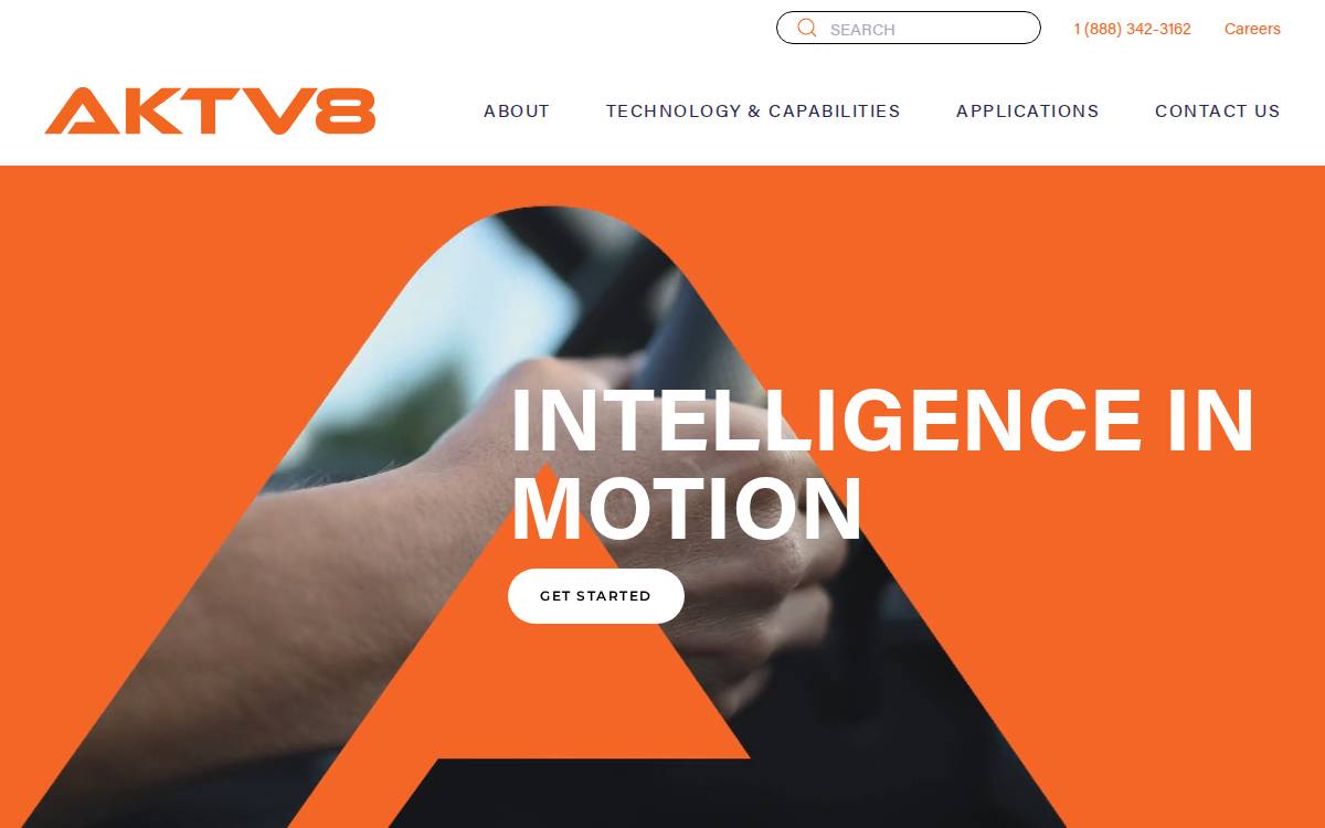 Aktv8 website preview