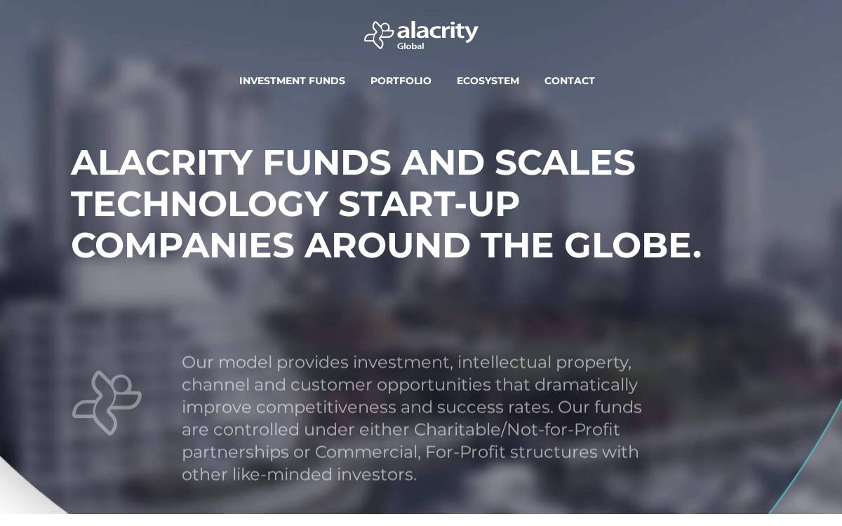 Alacrity Global website preview