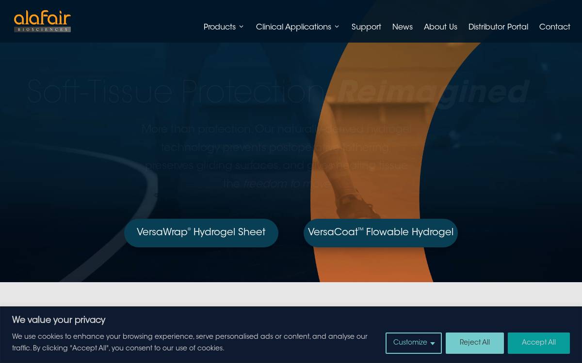 Alafair Biosciences website preview