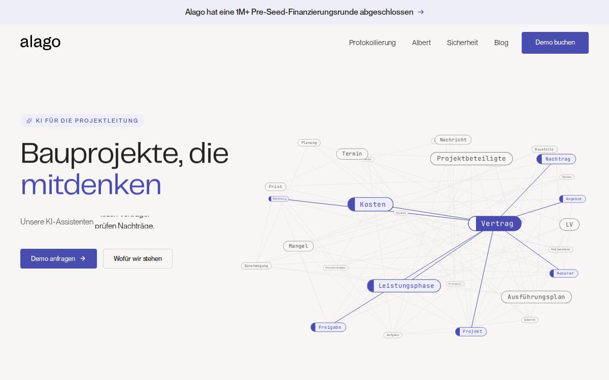 alago website preview