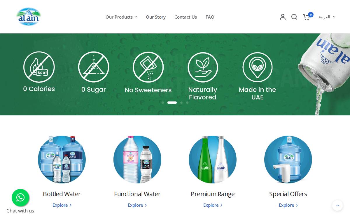 Alainwater website preview