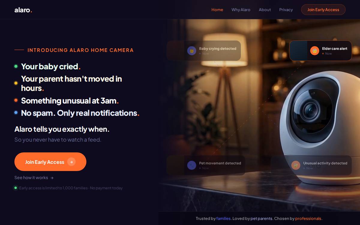 Alaroworld website preview