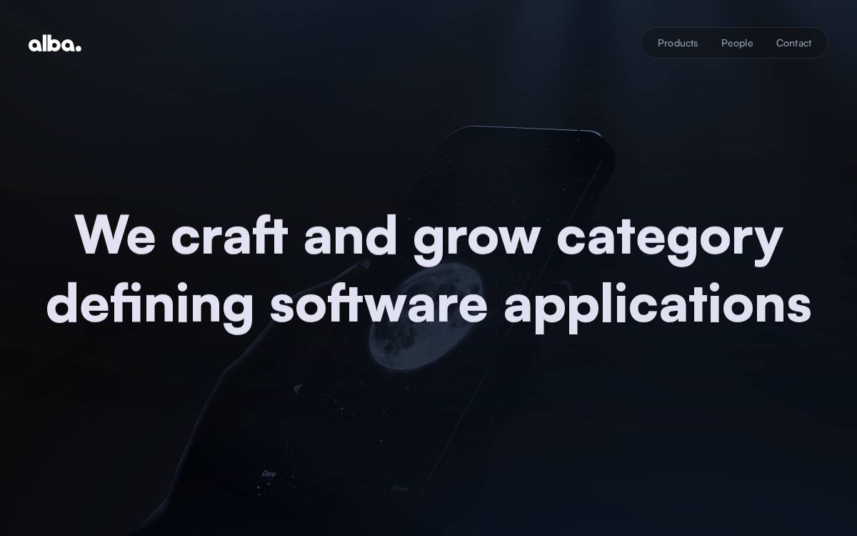 Alba website preview