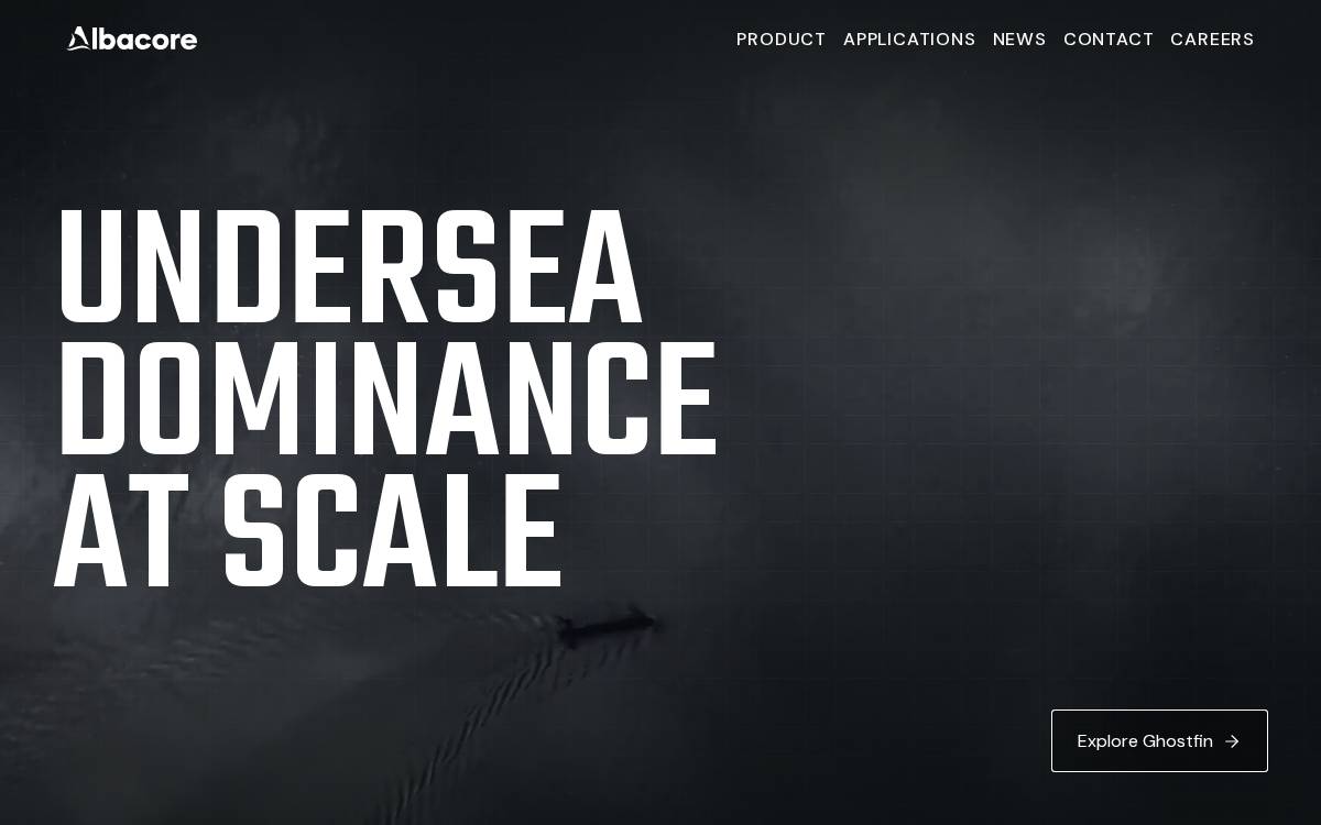 Albacore Inc. website preview