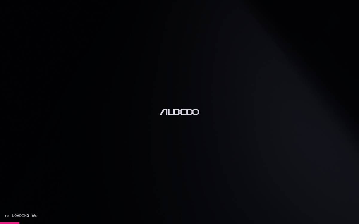 Albedo website preview