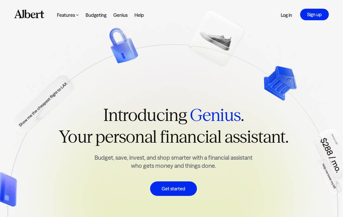 Albert website preview