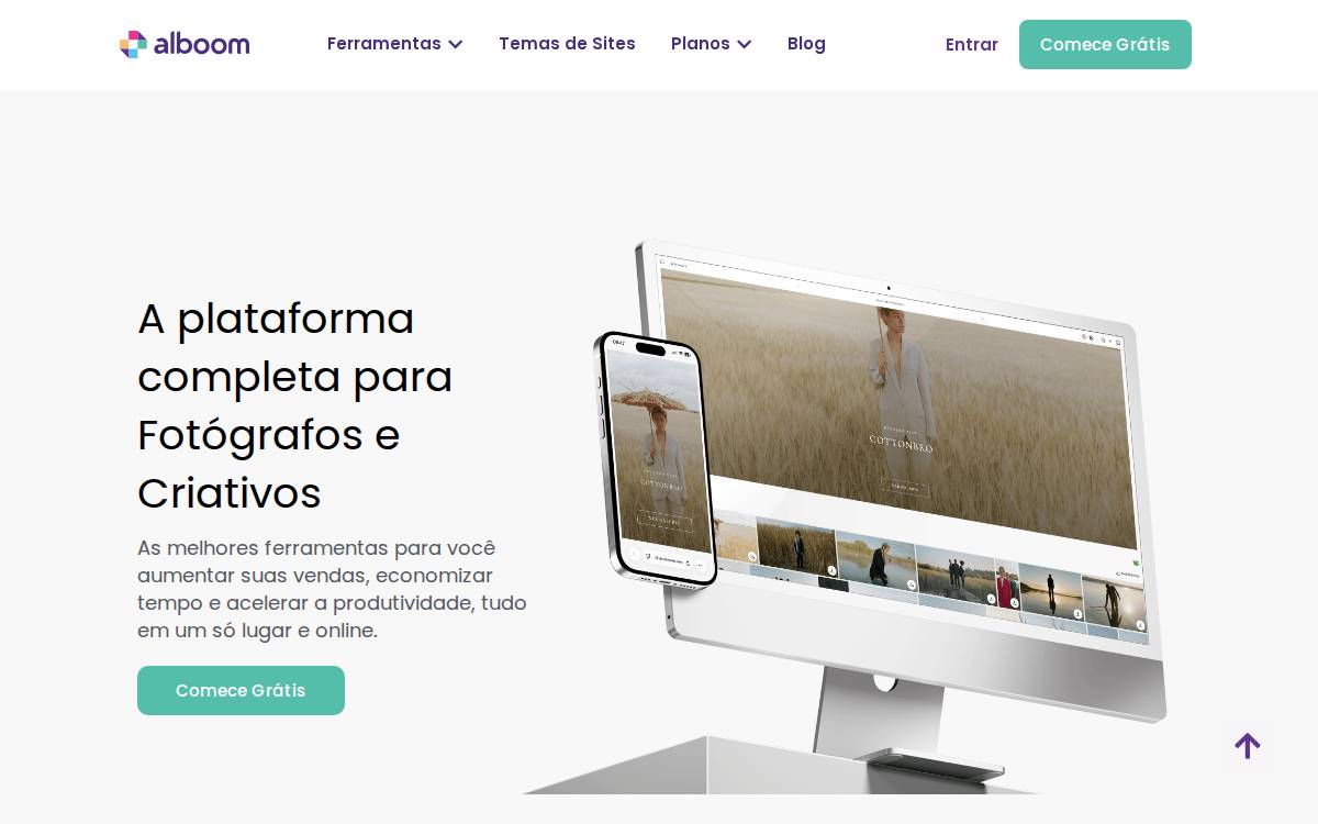 Alboompro website preview