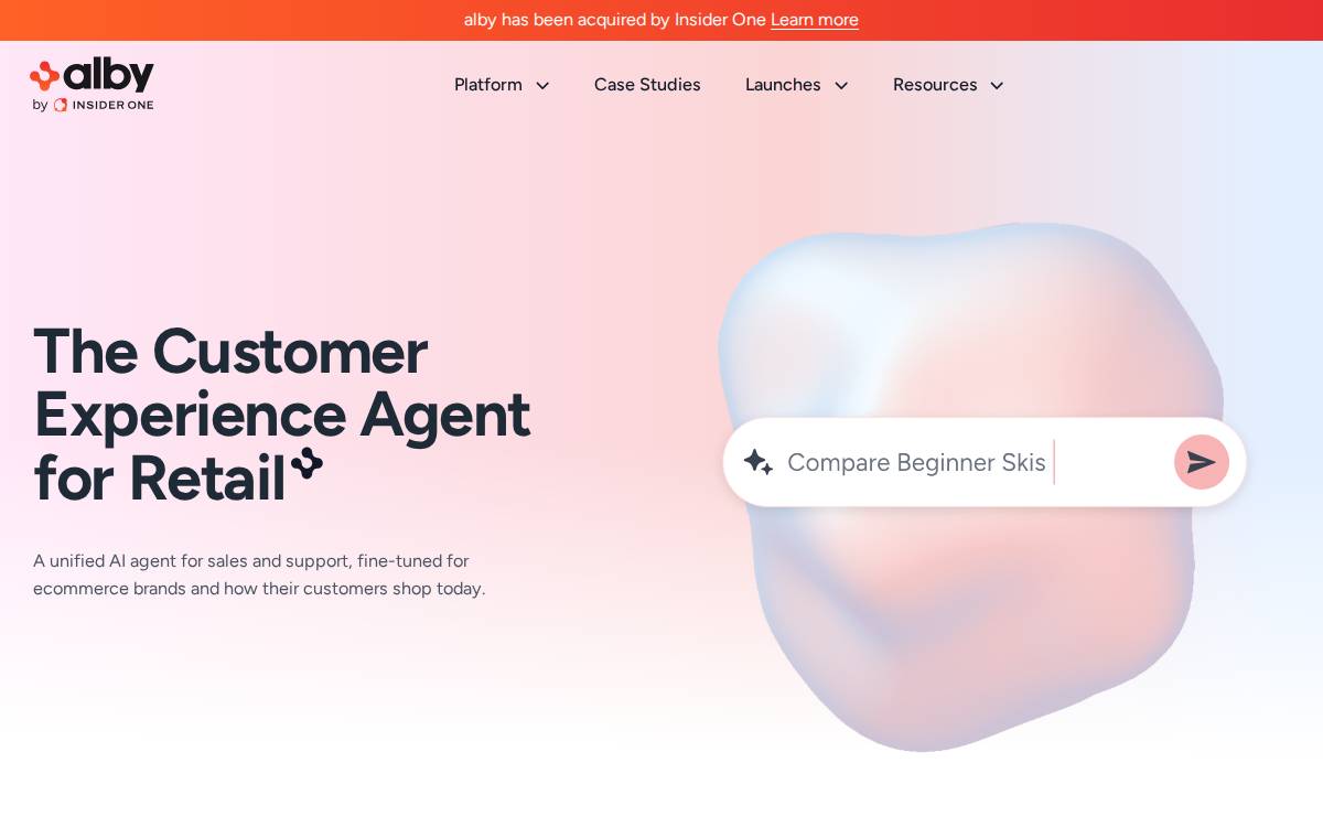 Alby website preview