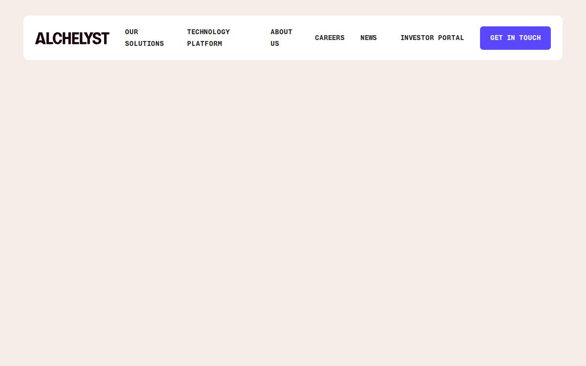 Alchelyst website preview
