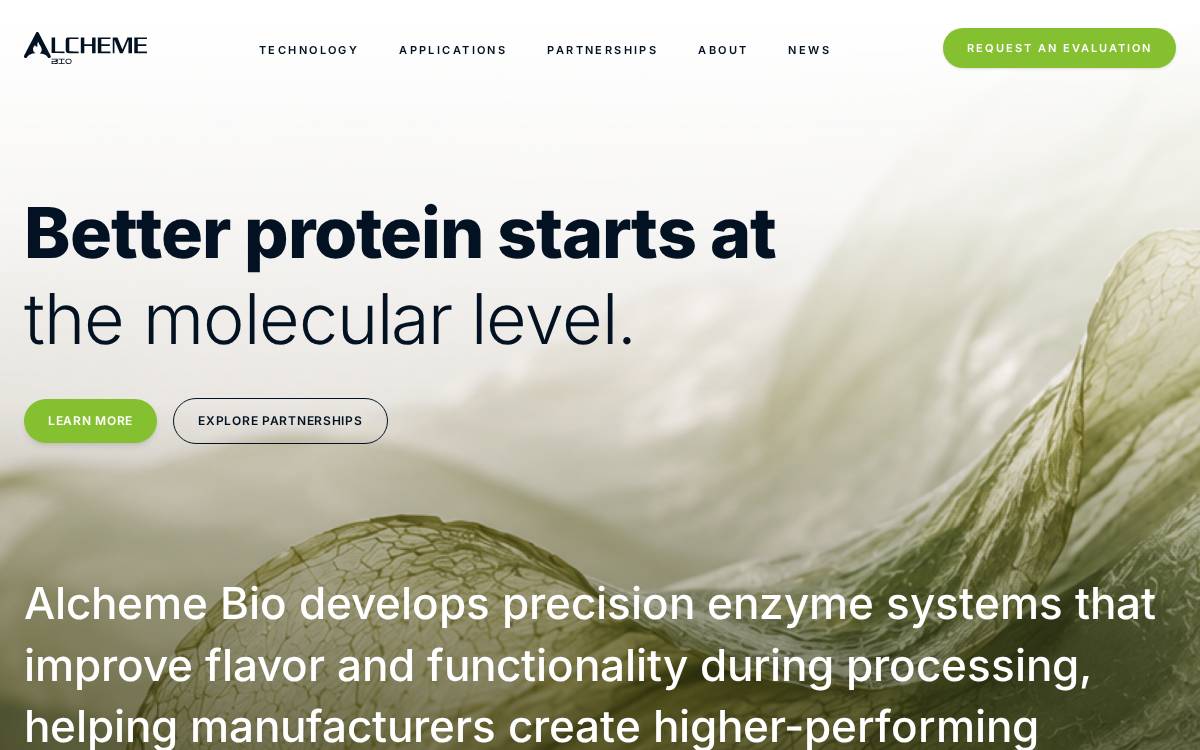 Alcheme Bio website preview