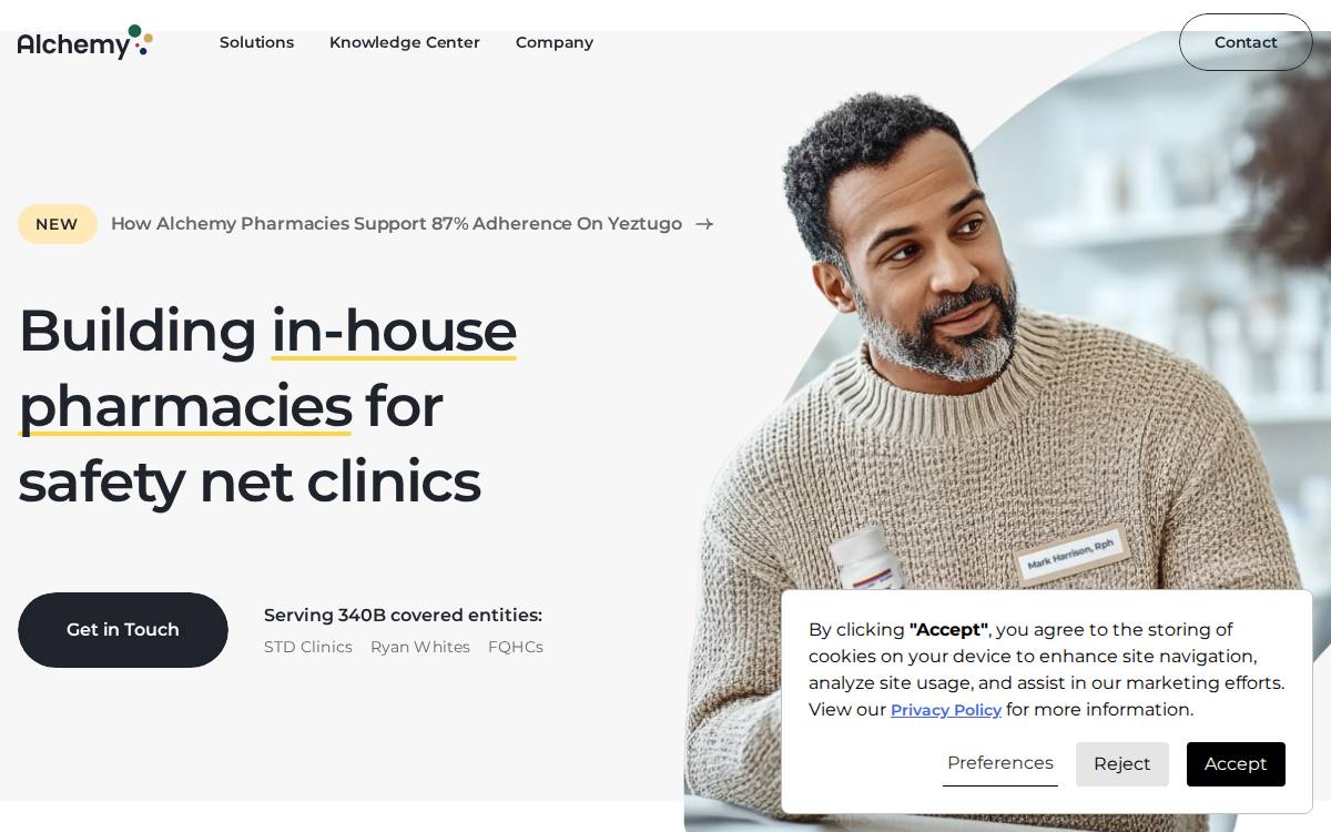 Alchemy Health website preview