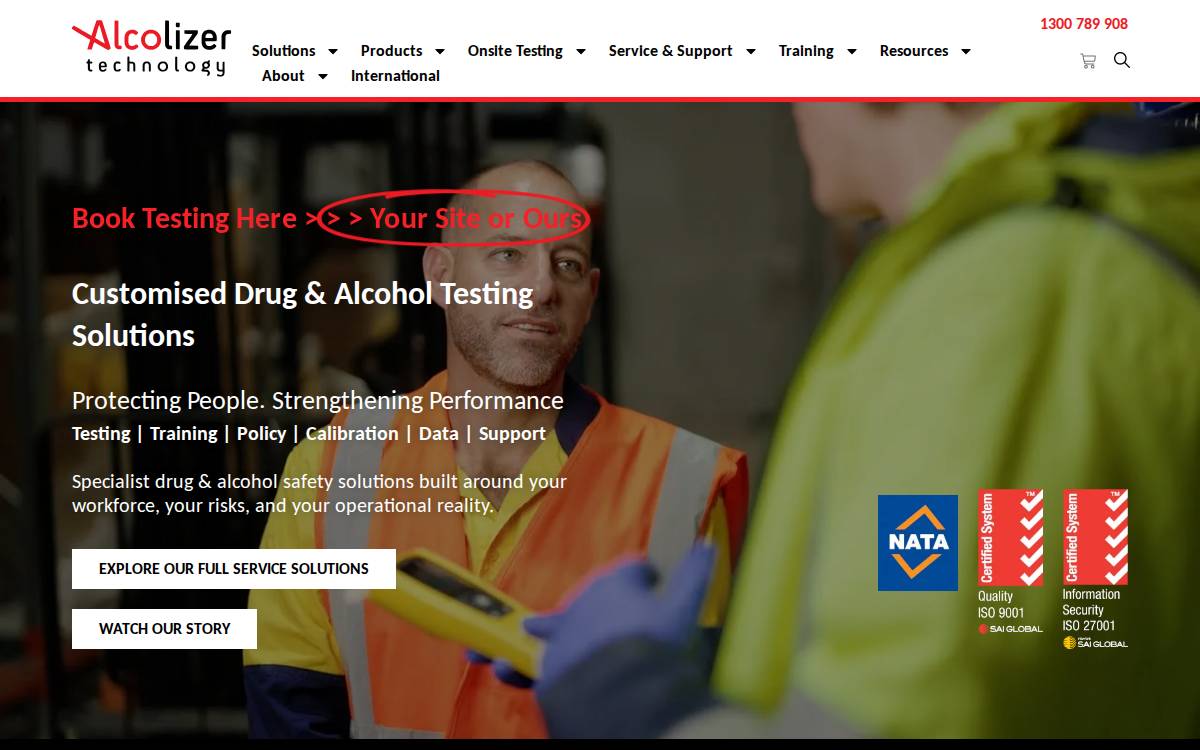 Alcolizer Technology website preview