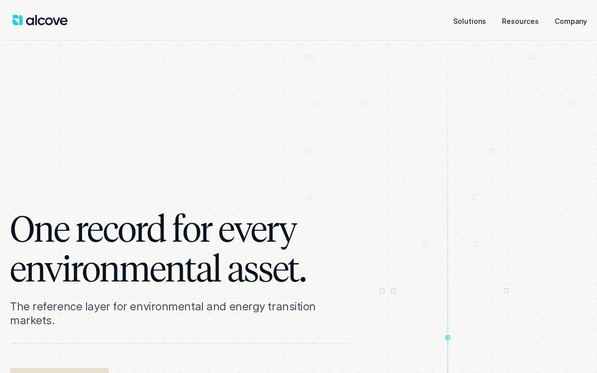 Alcove website preview