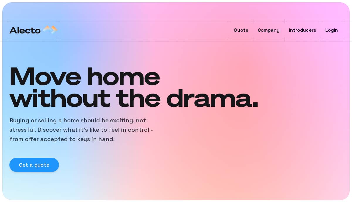 Alecto website preview