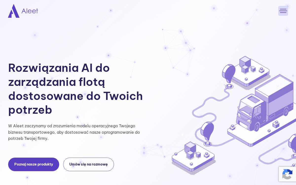 Aleet website preview