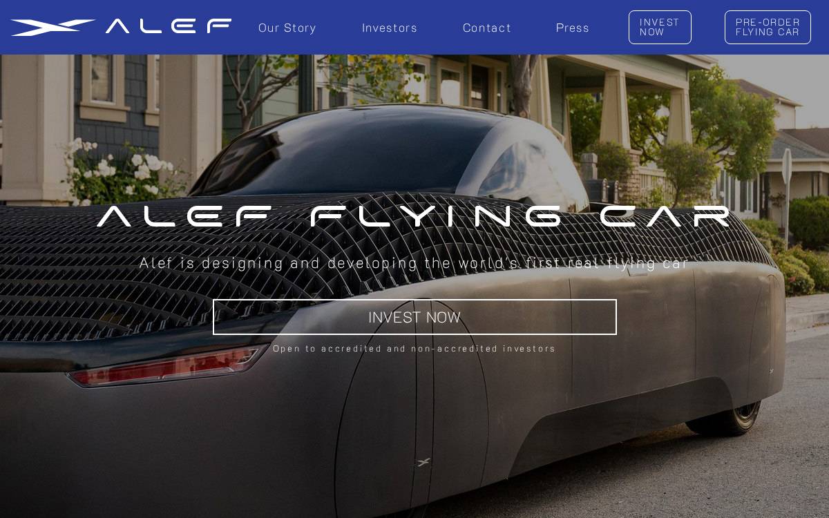 Alef website preview