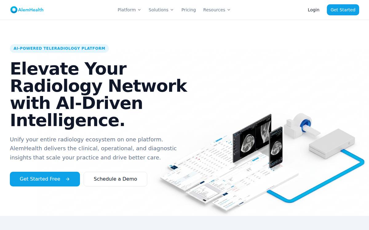 AlemHealth website preview