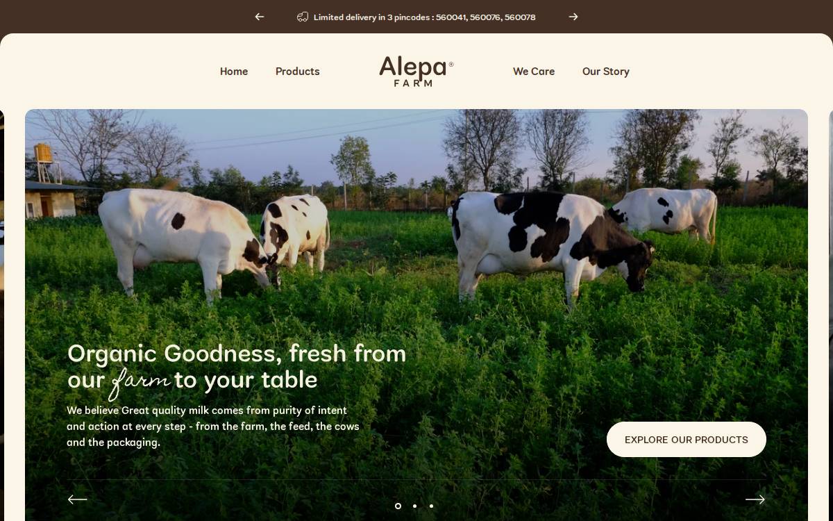 Alepafarm website preview