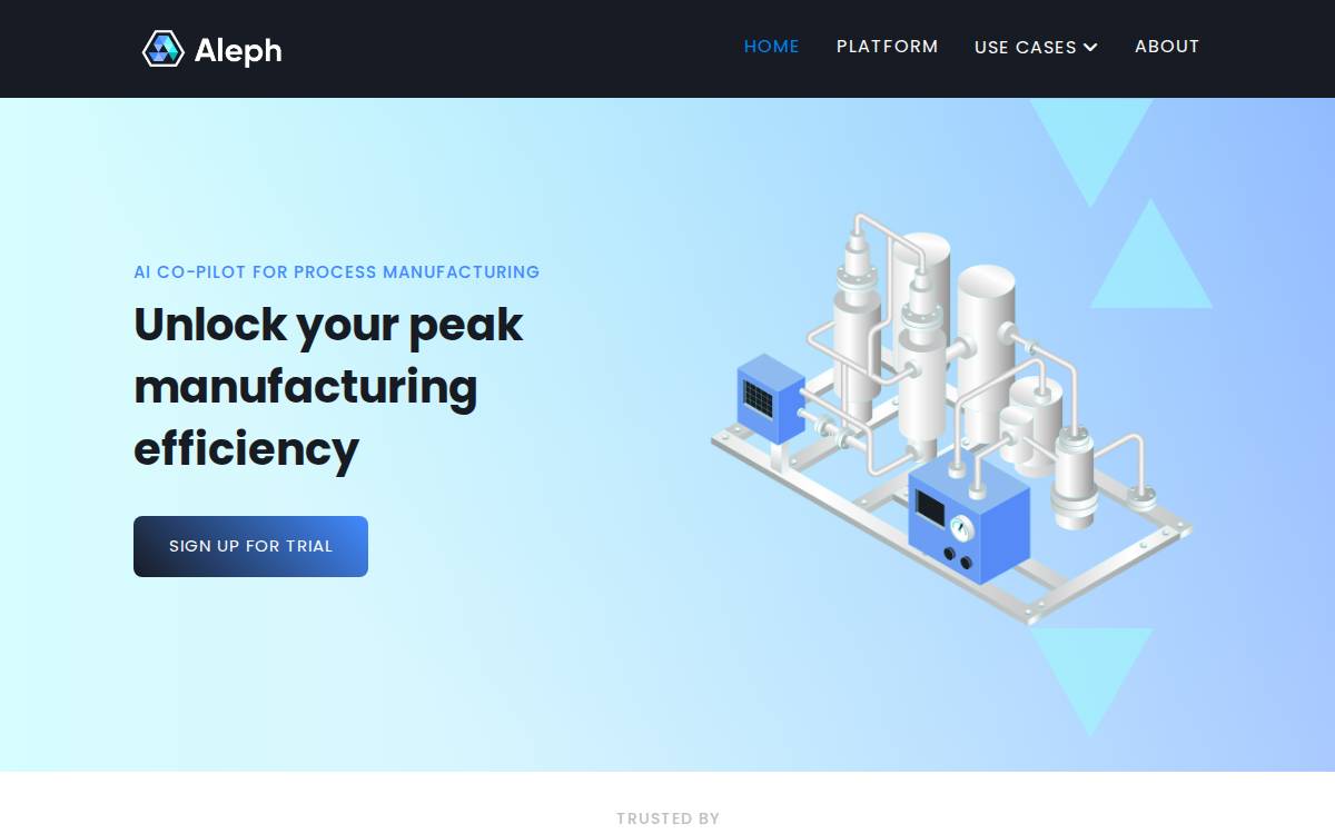 Alephtech website preview