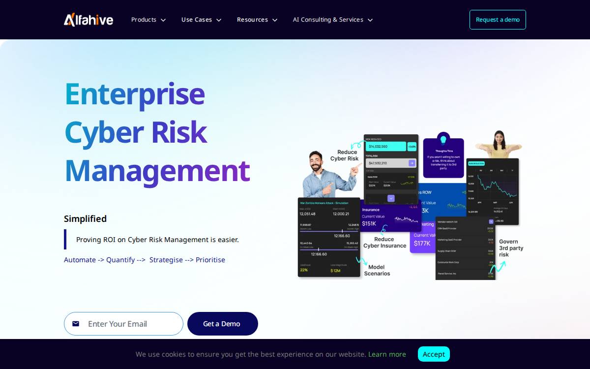 Alfahive website preview