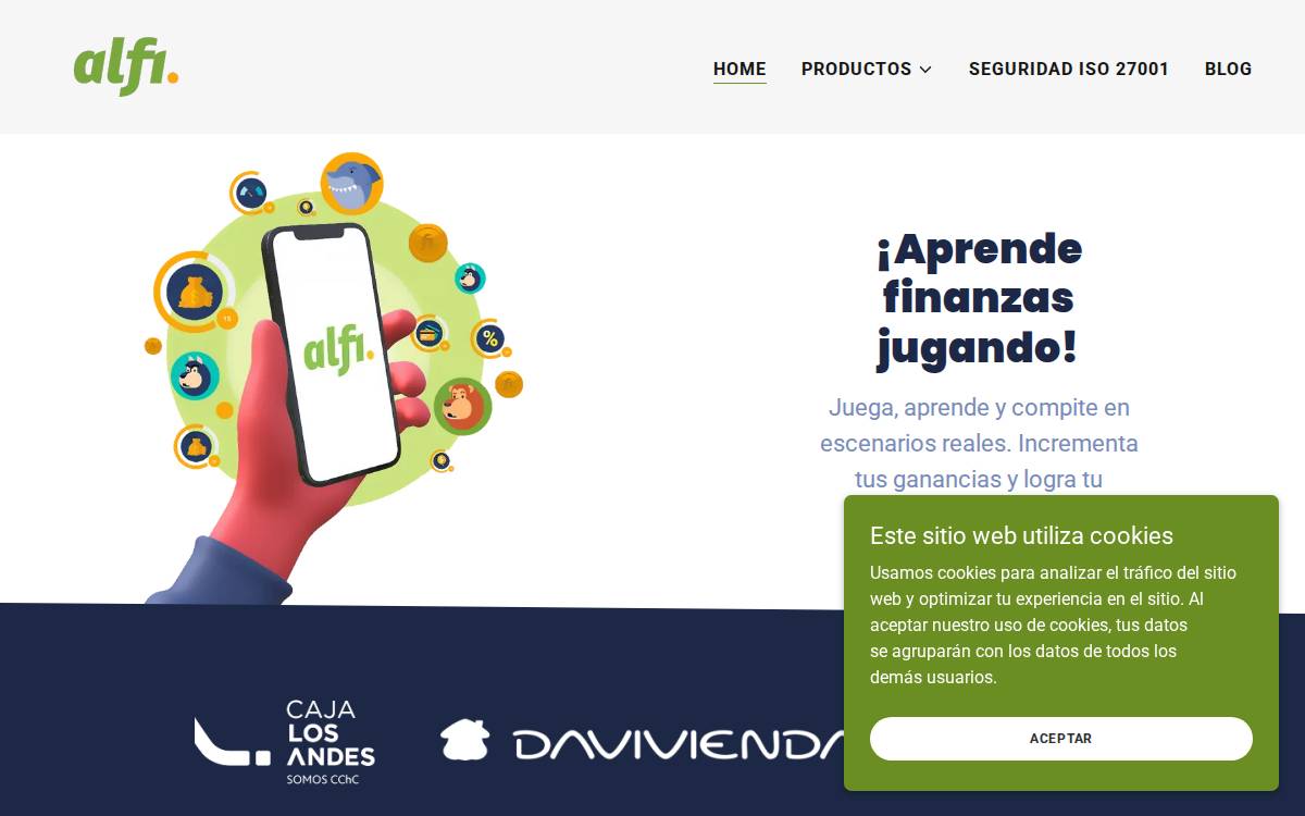 Alfi website preview