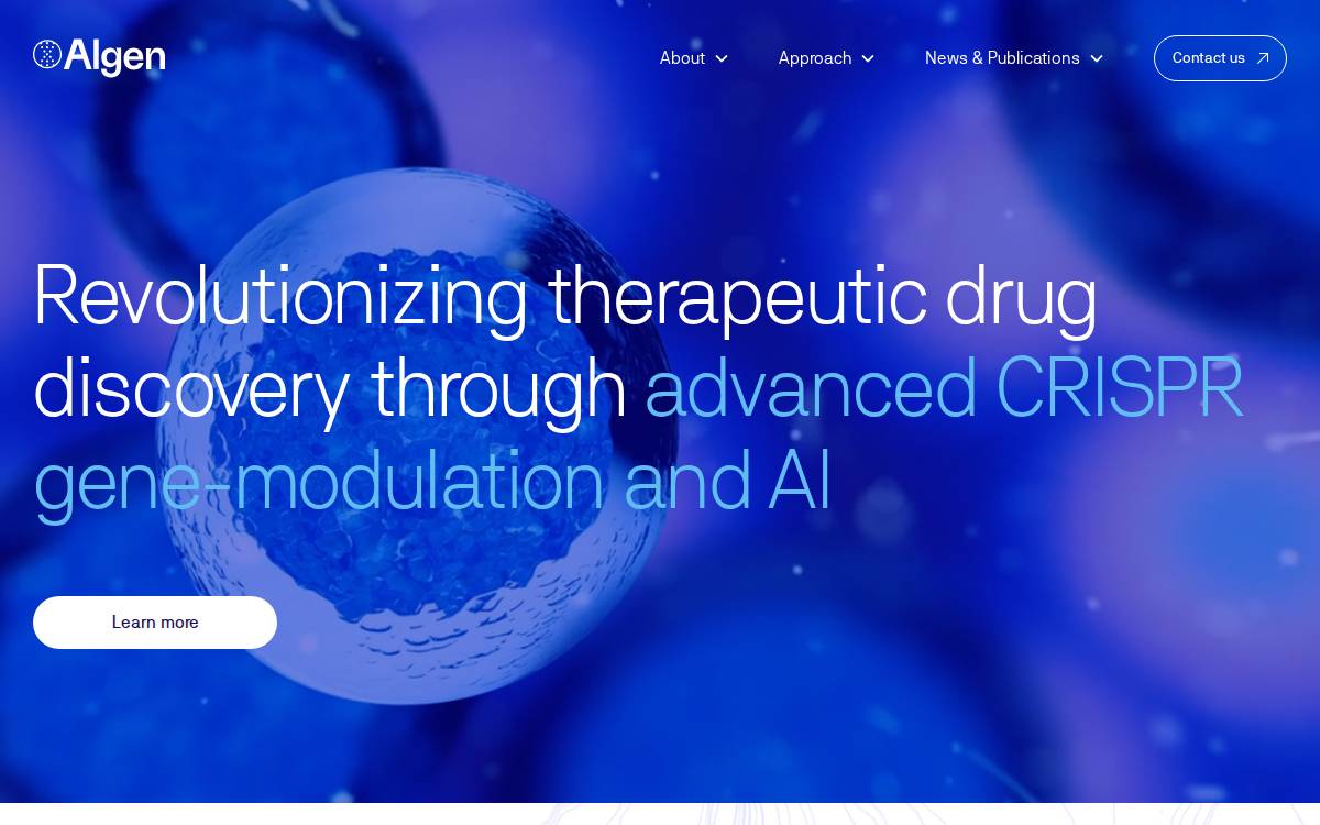 Algen Biotechnologies website preview