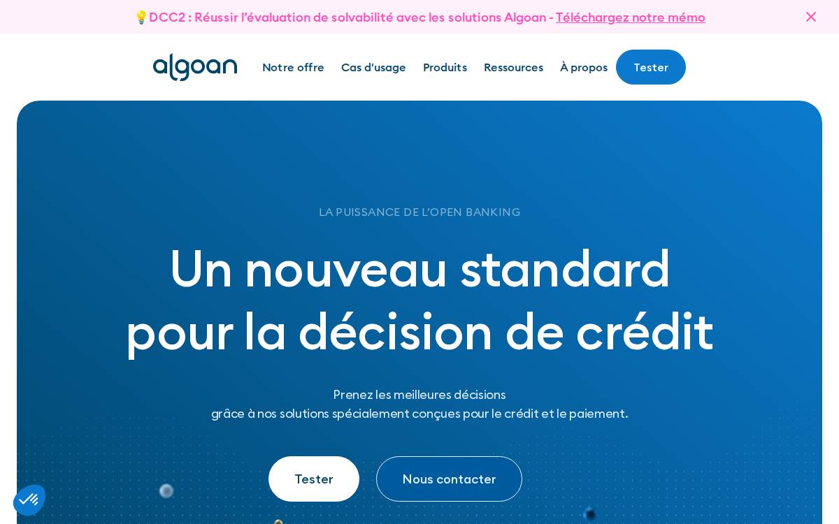 Algoan website preview