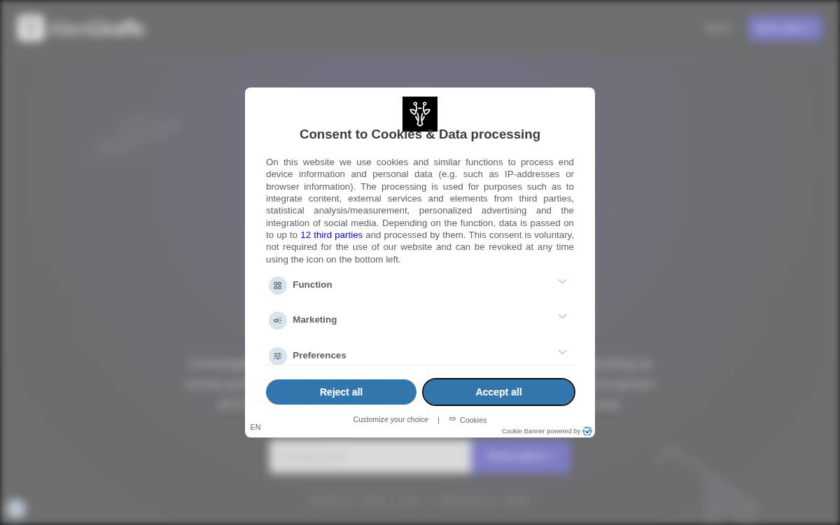 Aliengiraffe website preview