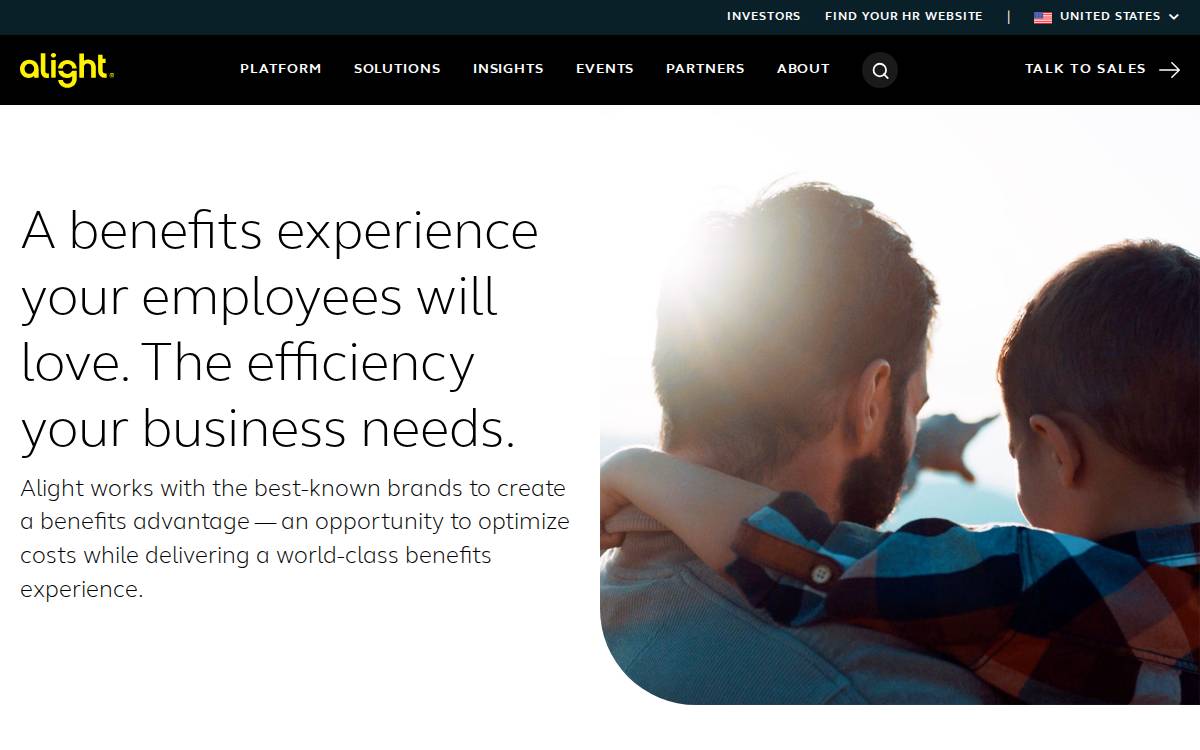 Alight website preview