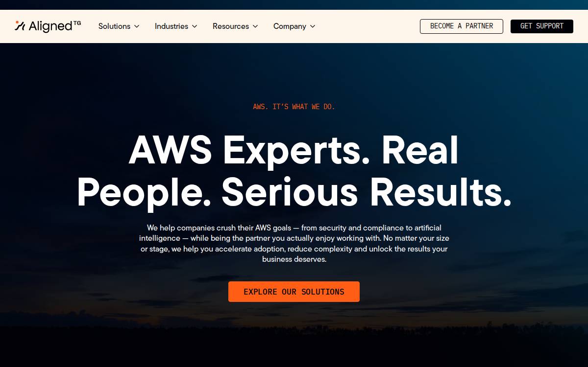 Aligned Technology Group website preview