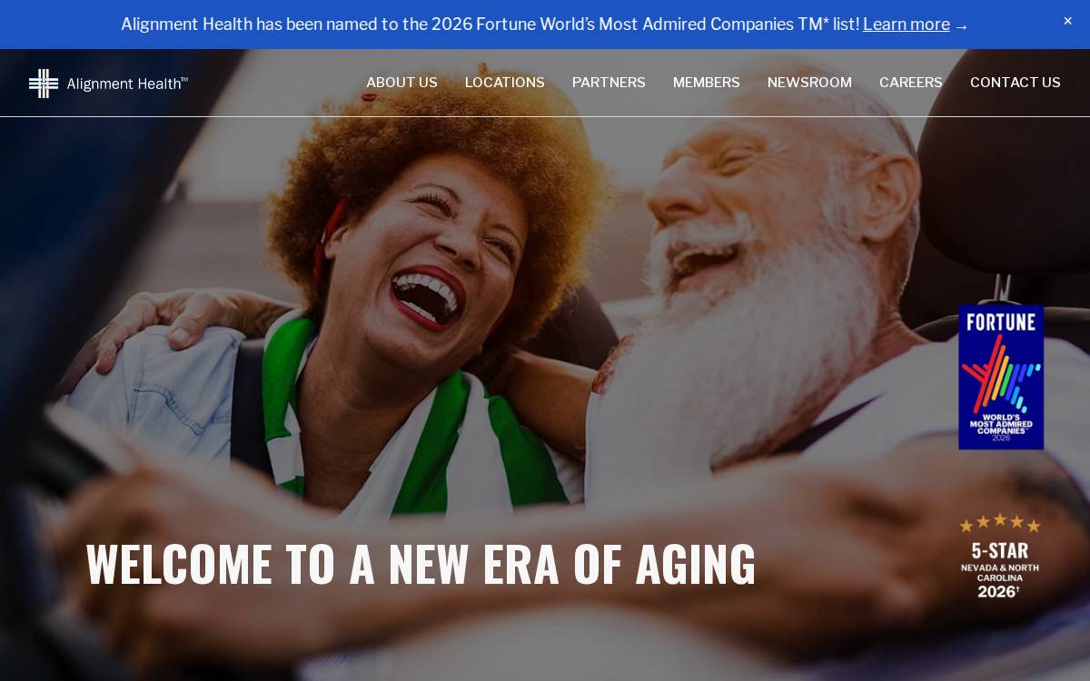 Alignment Health (NASDAQ: ALHC) website preview