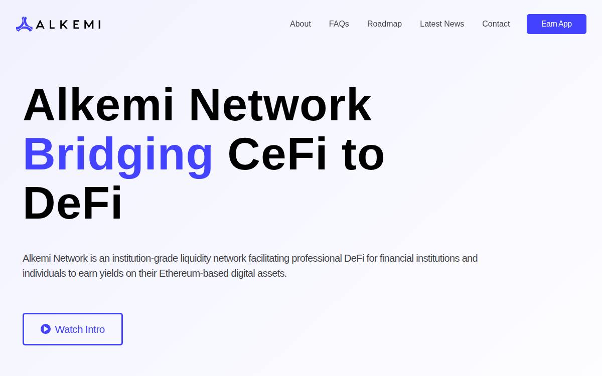 Alkemi website preview