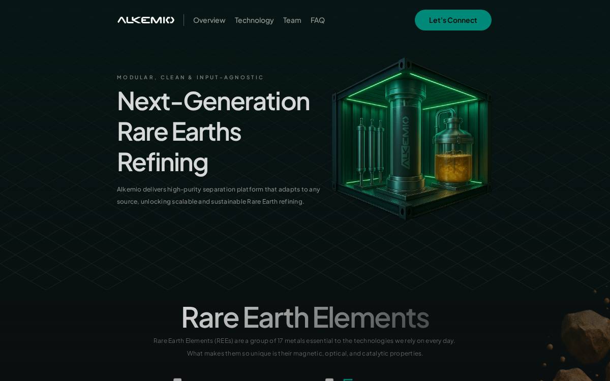 Alkemio website preview