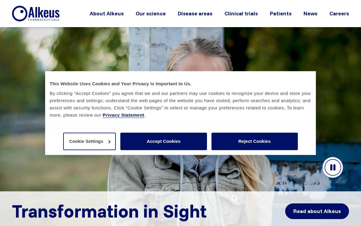 Alkeuspharma website preview