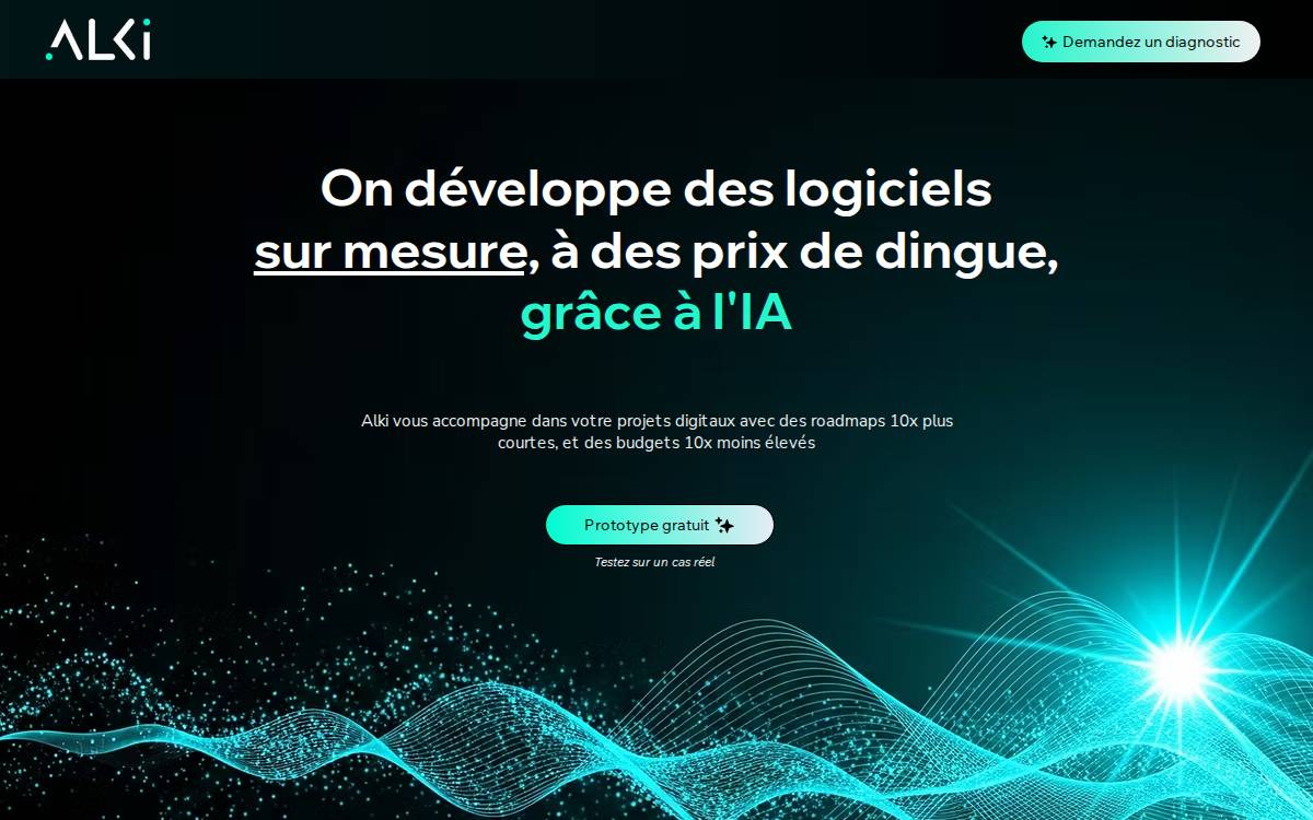 Alki website preview