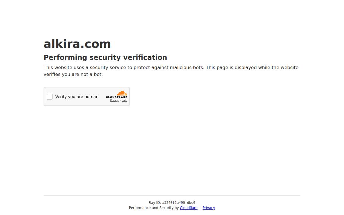 Alkira website preview