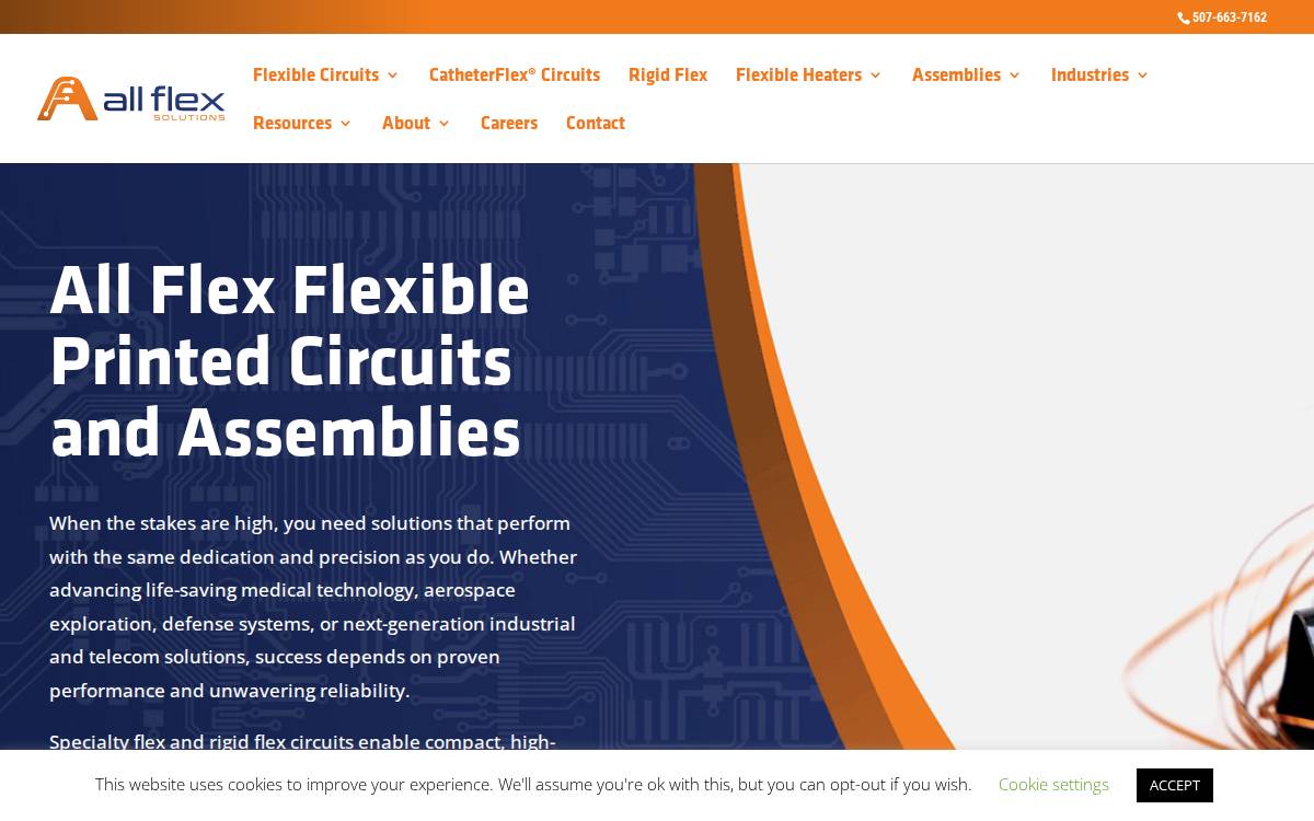 All Flex Solutions website preview