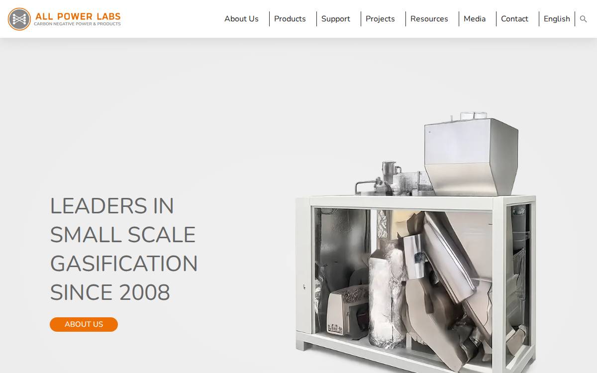 All Power Labs website preview