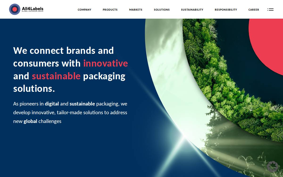 All4Labels Group website preview