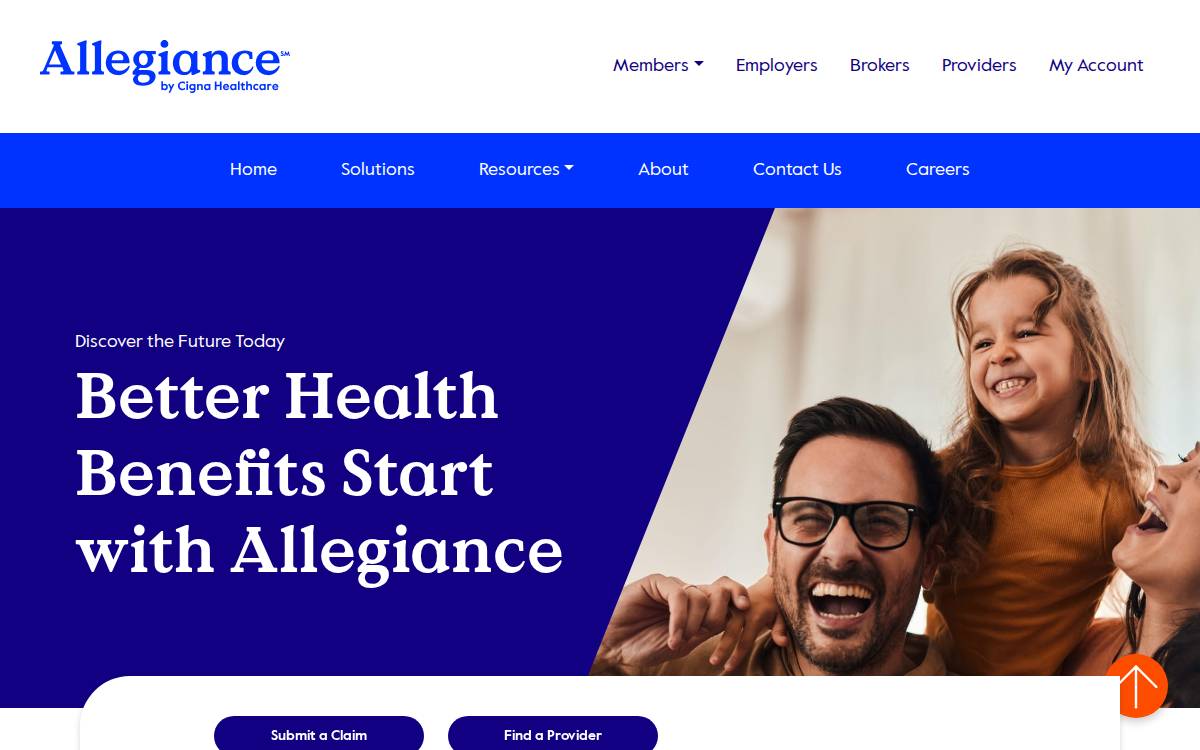 Allegiance website preview