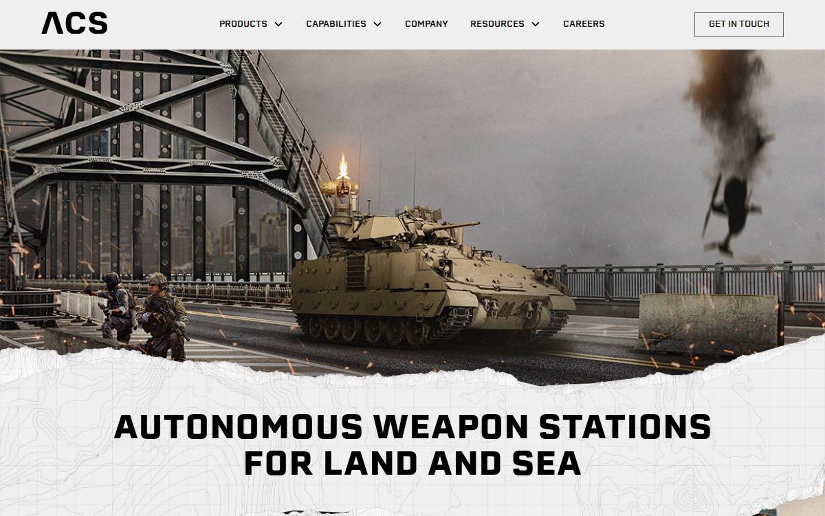 Allen Control Systems website preview
