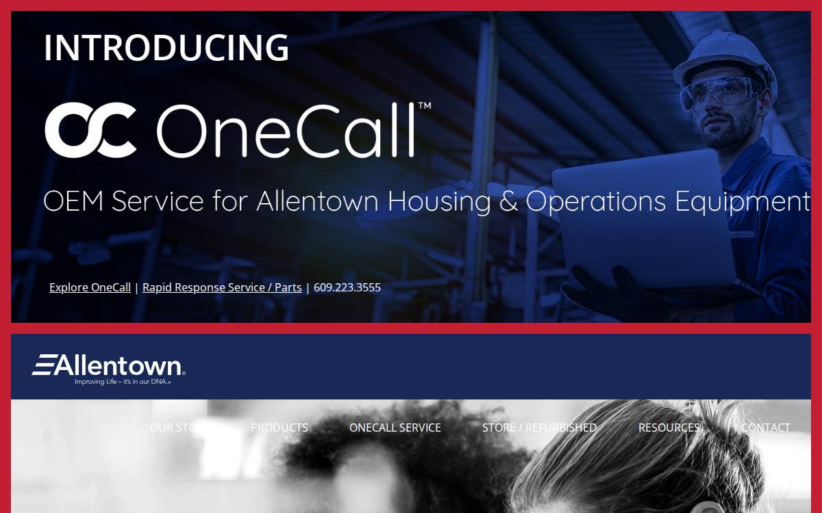Allentown Inc. website preview
