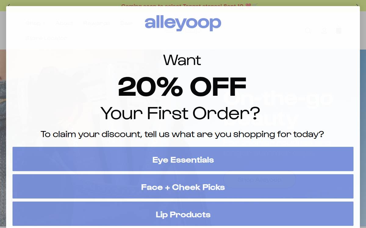 Alleyoop website preview