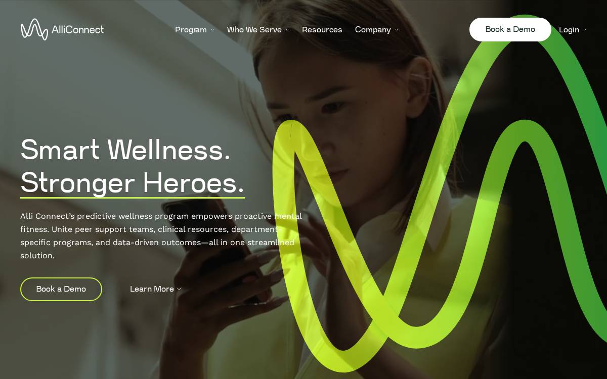Alli Connect website preview