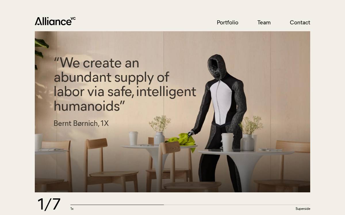 Alliance Venture Delta Fund website preview