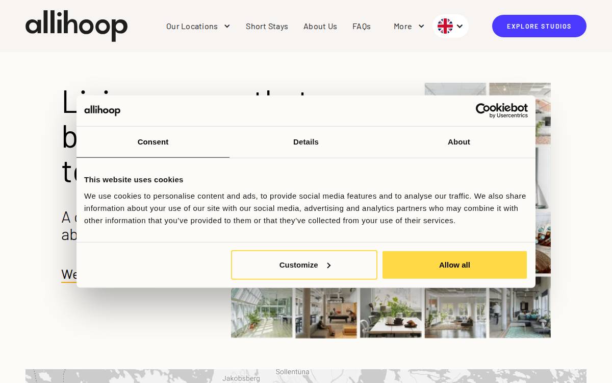Allihoop website preview