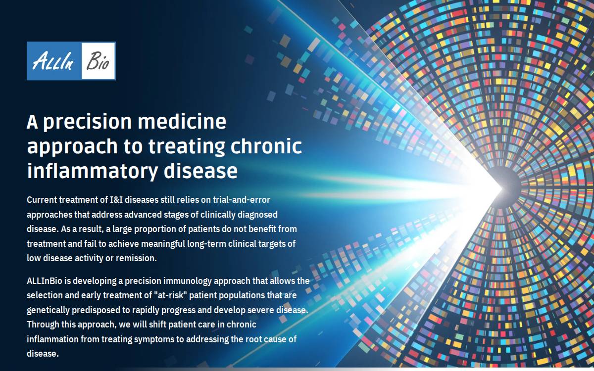AllInBio website preview