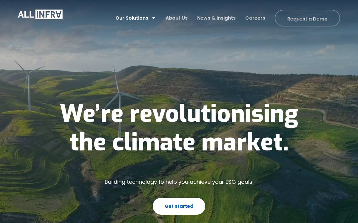 Allinfra website preview