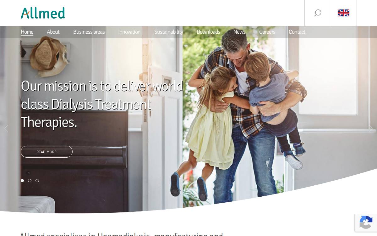 Allmedgroup website preview