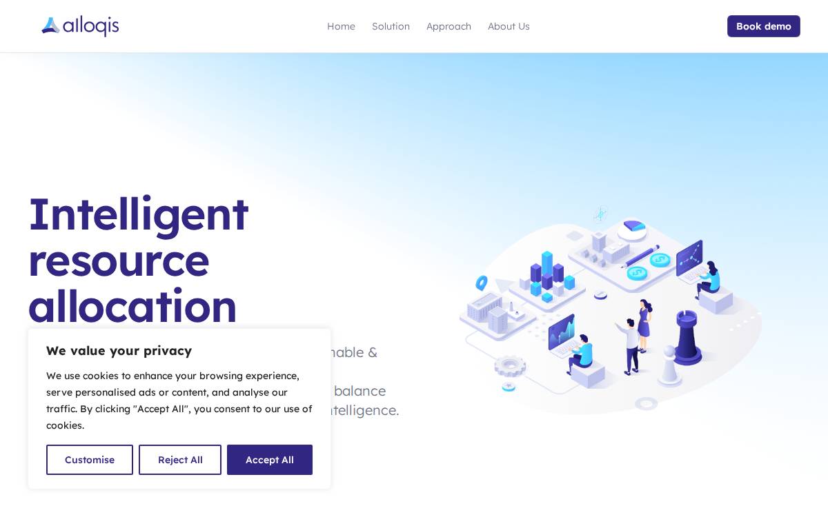 Alloqis website preview